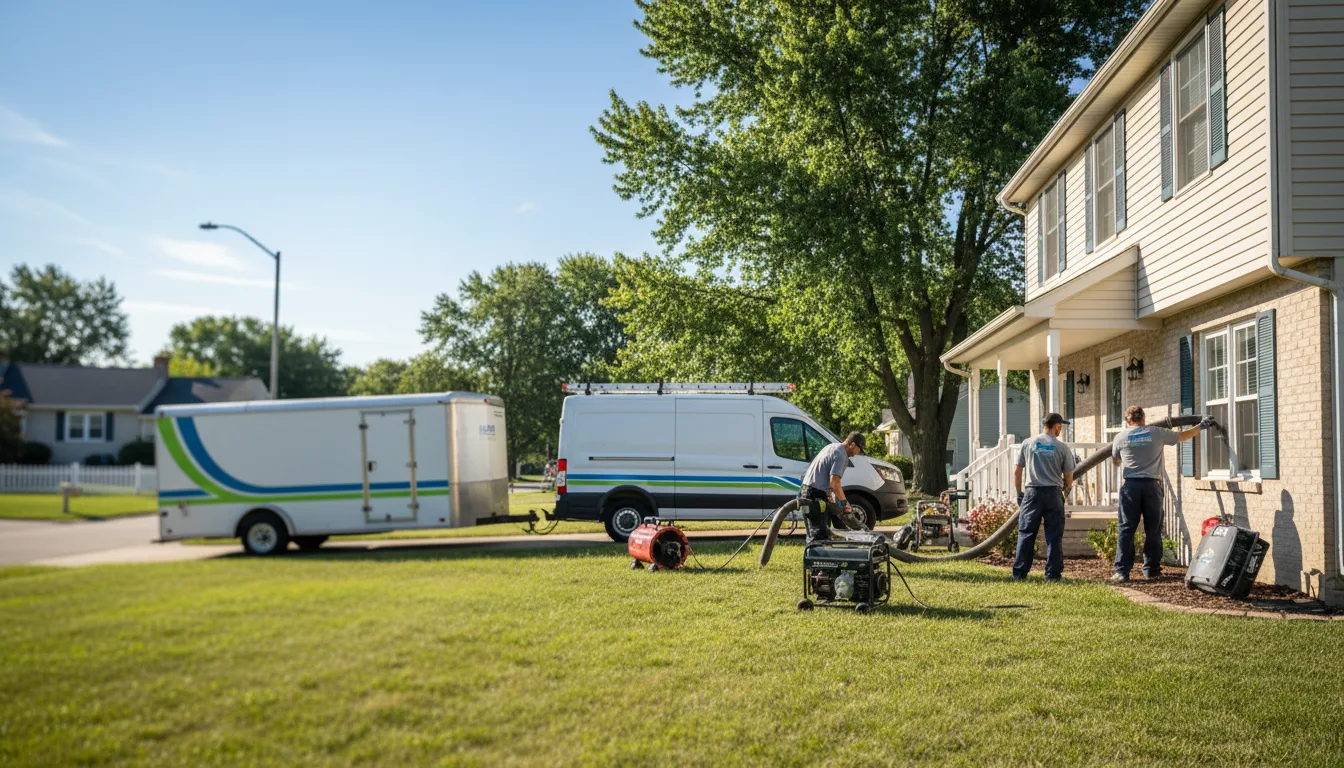 Flooded Basement Restoration And Cleanup With Repair in Oakland, IA near me